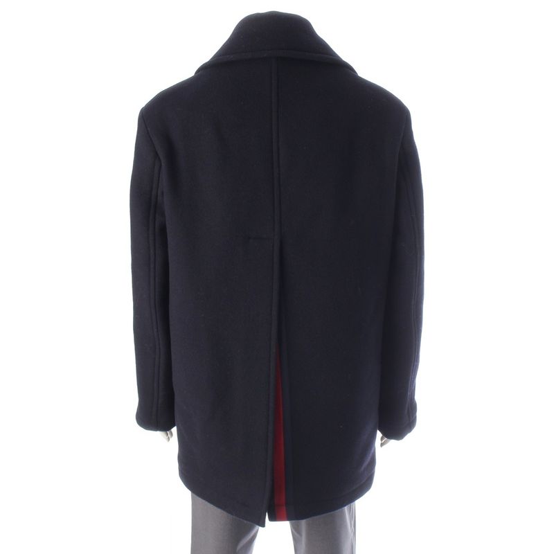 Gucci Sherry Wool Cotton Double Breasted Peacoat