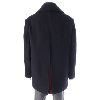 Gucci Sherry Wool Cotton Double Breasted Peacoat