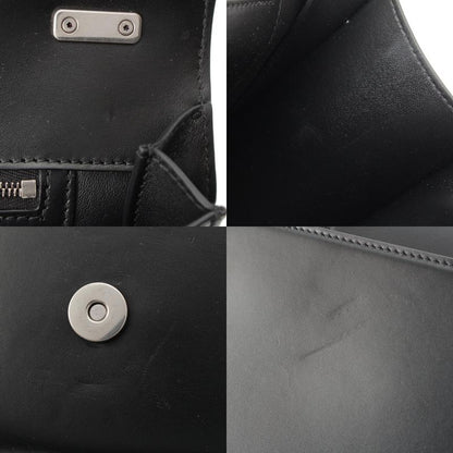 Balenciaga Our Glass Leather Handbag Black