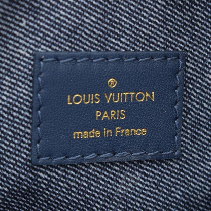 Louis Vuitton Monogram Cousin PM Clutch Shoulder Bag Blue Navy