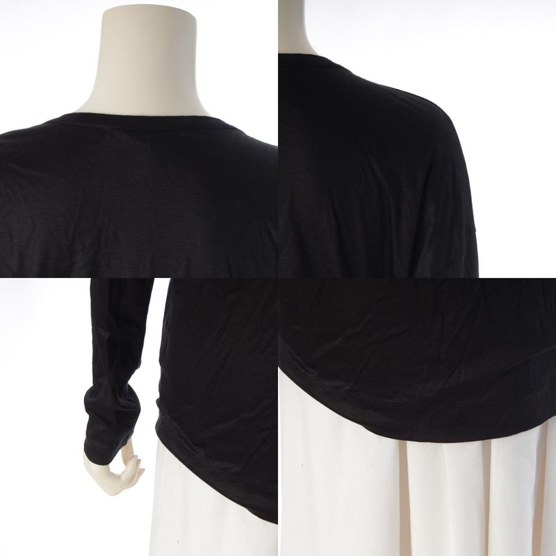 Gucci Metal Beads Bijou Crew Neck Top Black