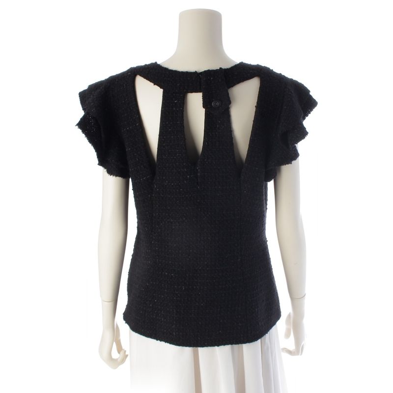Chanel Wool Coco Button Frill