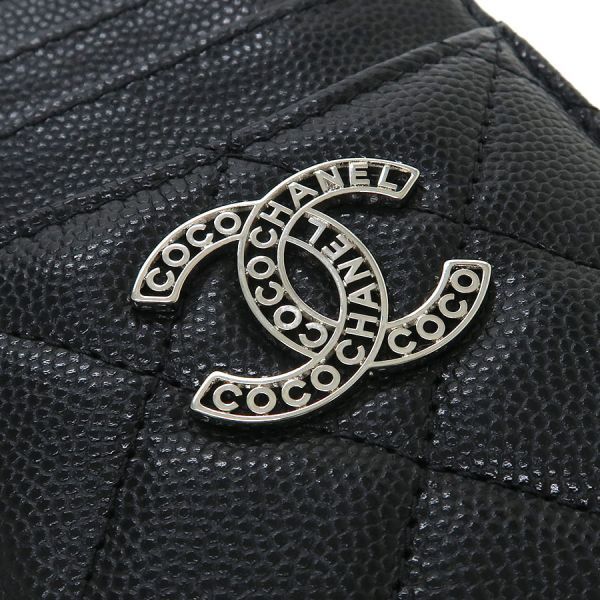 Chanel Caviar Quilted Card Case