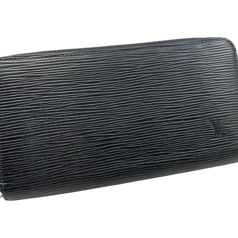 Louis Vuitton Wallet Zippy Epi Noir Black