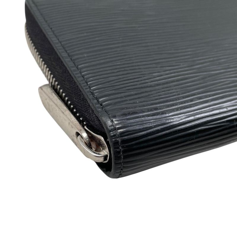 Louis Vuitton Wallet Zippy Epi Noir Black