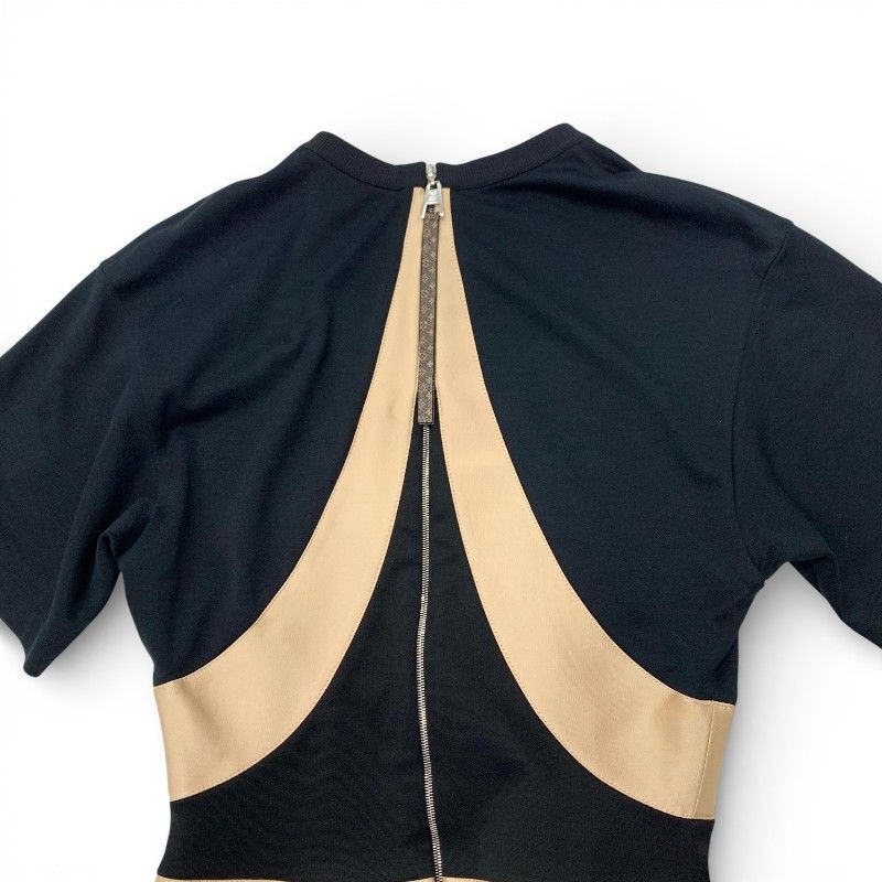 Louis Vuitton Dress Black Beige