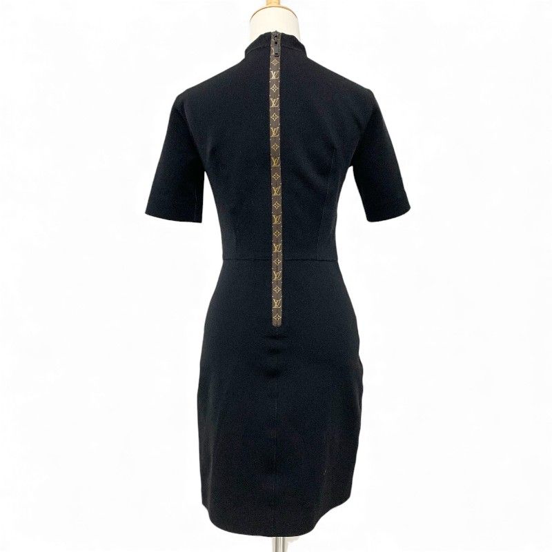 Louis Vuitton Dress Black Monogram High