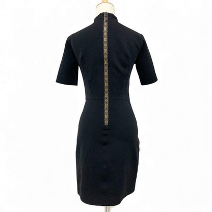 Louis Vuitton Dress Black Monogram High