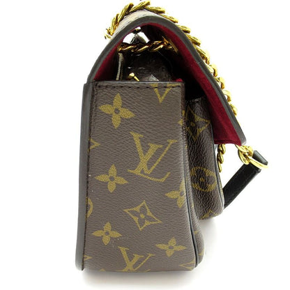 Louis Vuitton Passi Monogram Shoulder Bag Brown