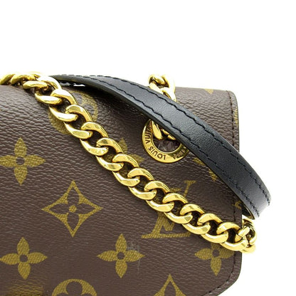 Louis Vuitton Passi Monogram Shoulder Bag Brown