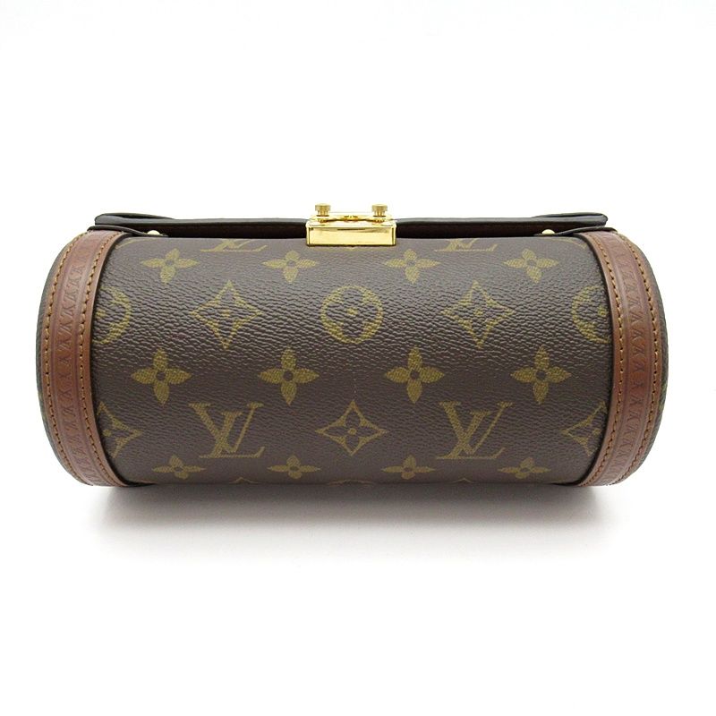 Louis Vuitton Papillon Trunk Monogram Shoulder Bag Brown
