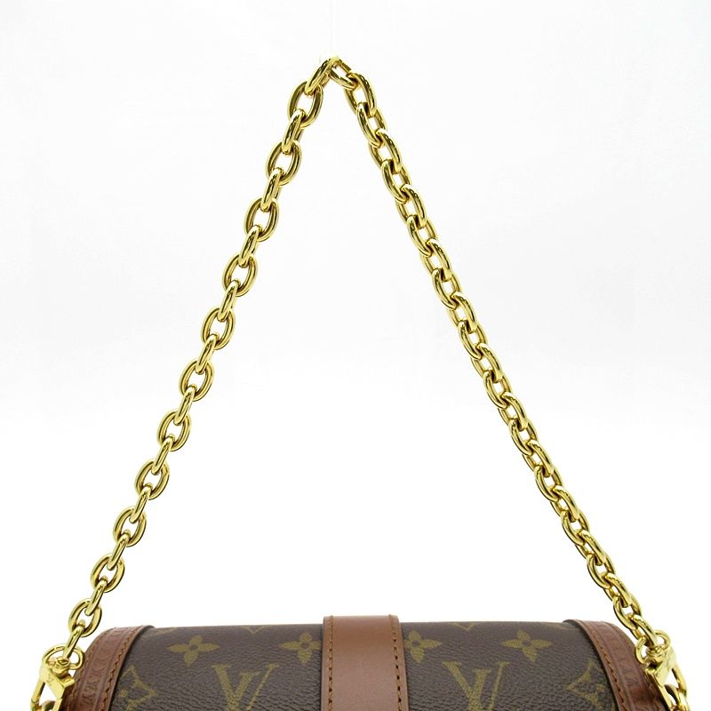 Louis Vuitton Papillon Trunk Monogram Shoulder Bag Brown
