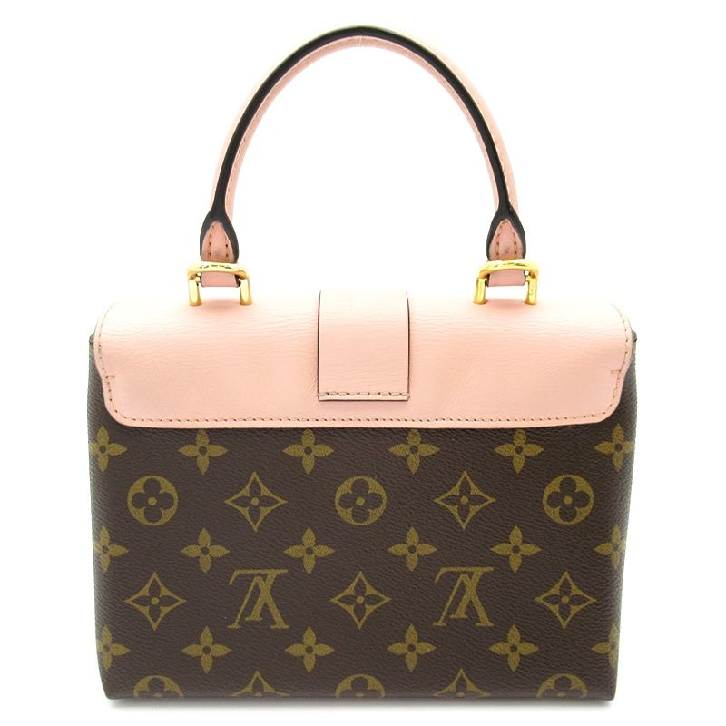Louis Vuitton Locky BB Monogram Handbag Rose Poodle