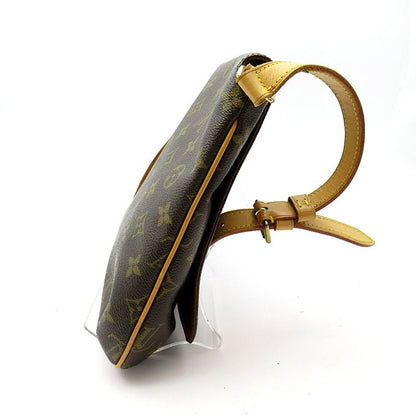 Louis Vuitton Musette Salsa Short Monogram Shoulder Bag Brown