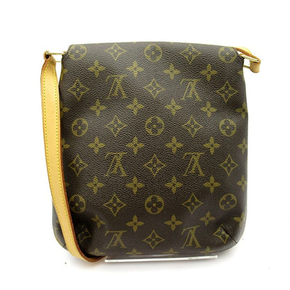 Louis Vuitton Musette Salsa Short Monogram Shoulder Bag Brown