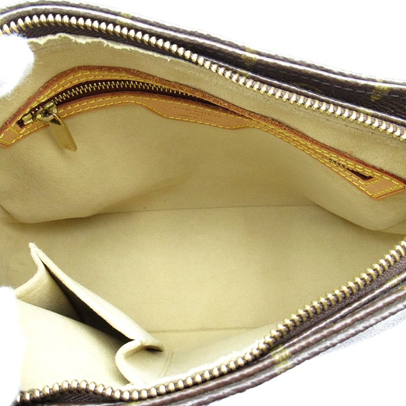 Louis Vuitton Looping MM Monogram Shoulder Bag Brown