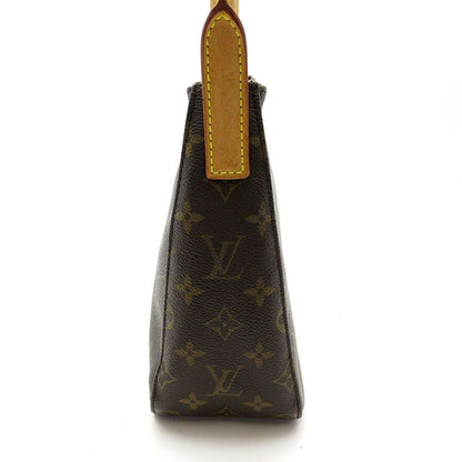 Louis Vuitton Looping MM Monogram Shoulder Bag Brown