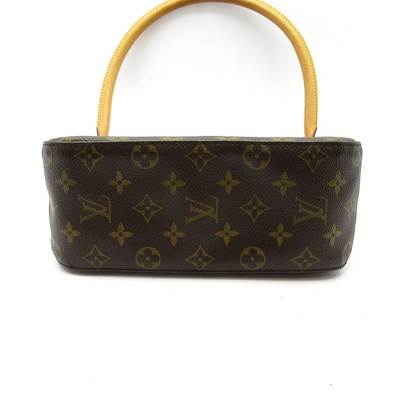 Louis Vuitton Looping MM Monogram Shoulder Bag Brown