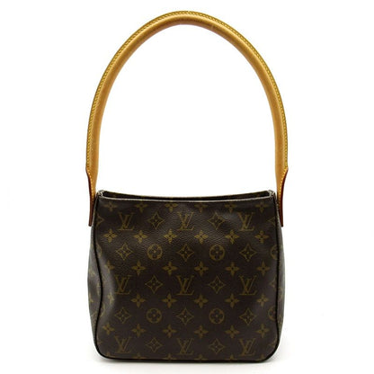 Louis Vuitton Looping MM Monogram Shoulder Bag Brown