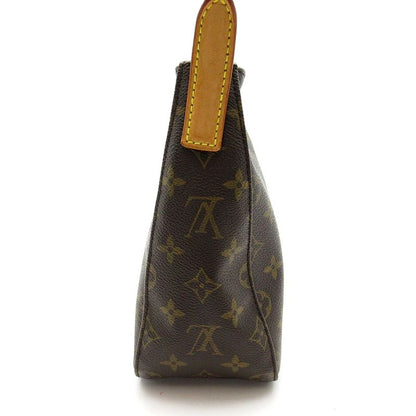 Louis Vuitton Looping MM Monogram Shoulder Bag Brown