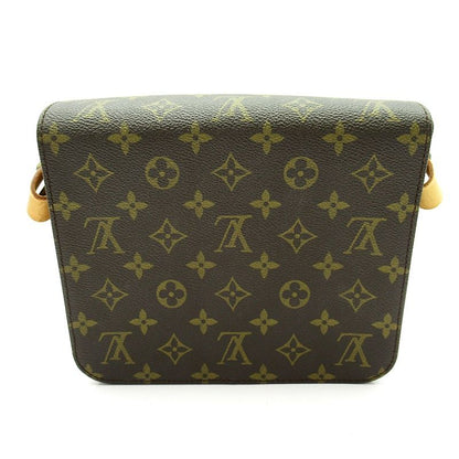 Louis Vuitton Cartouchiere 22 Monogram Shoulder Bag Brown