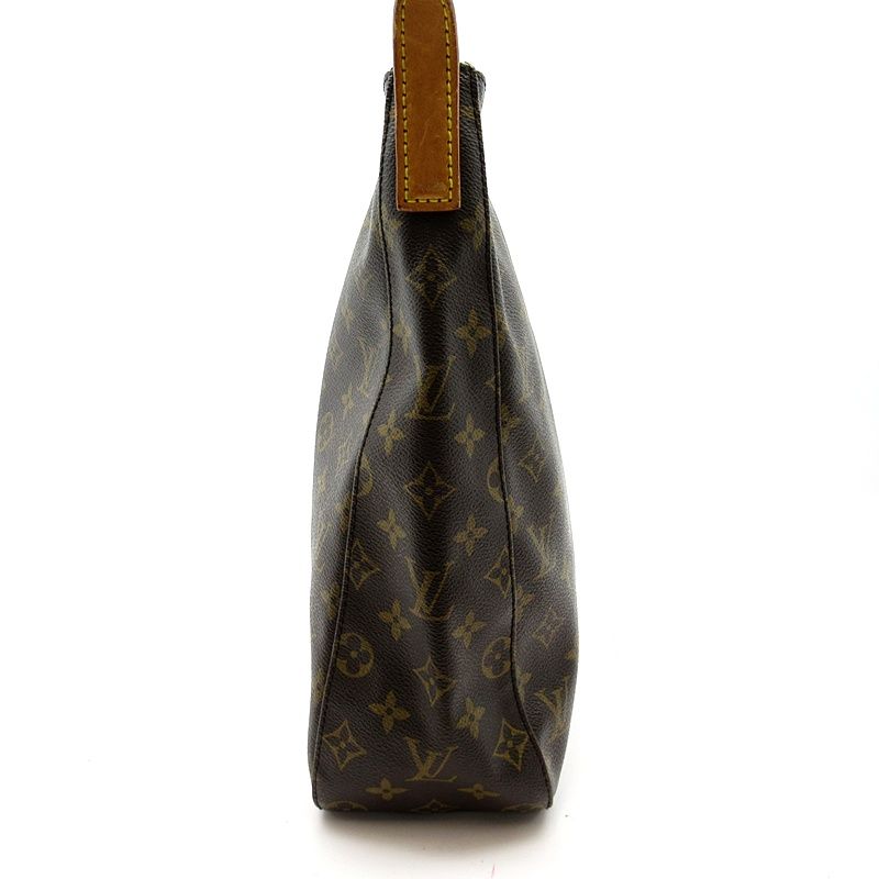 Louis Vuitton Looping GM Monogram Shoulder Bag Brown