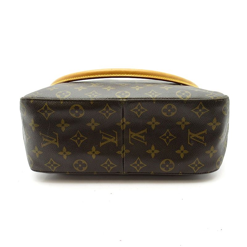 Louis Vuitton Looping GM Monogram Shoulder Bag Brown