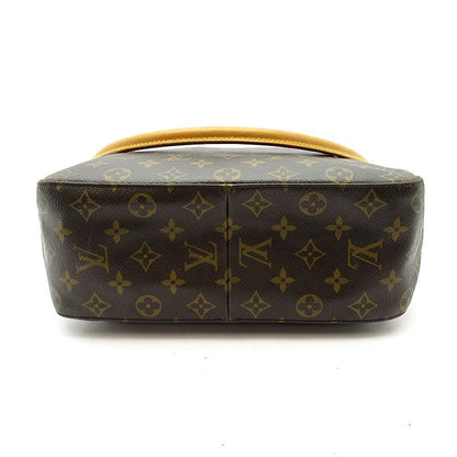 Louis Vuitton Looping GM Monogram Shoulder Bag Brown