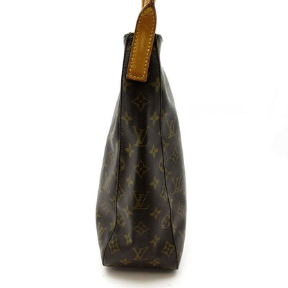 Louis Vuitton Looping GM Monogram Shoulder Bag Brown