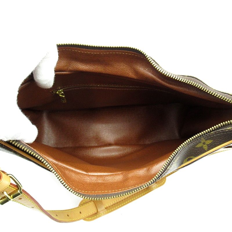 Louis Vuitton Boulogne 30 Monogram Shoulder Bag Brown