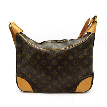 Louis Vuitton Boulogne 30 Monogram Shoulder Bag Brown