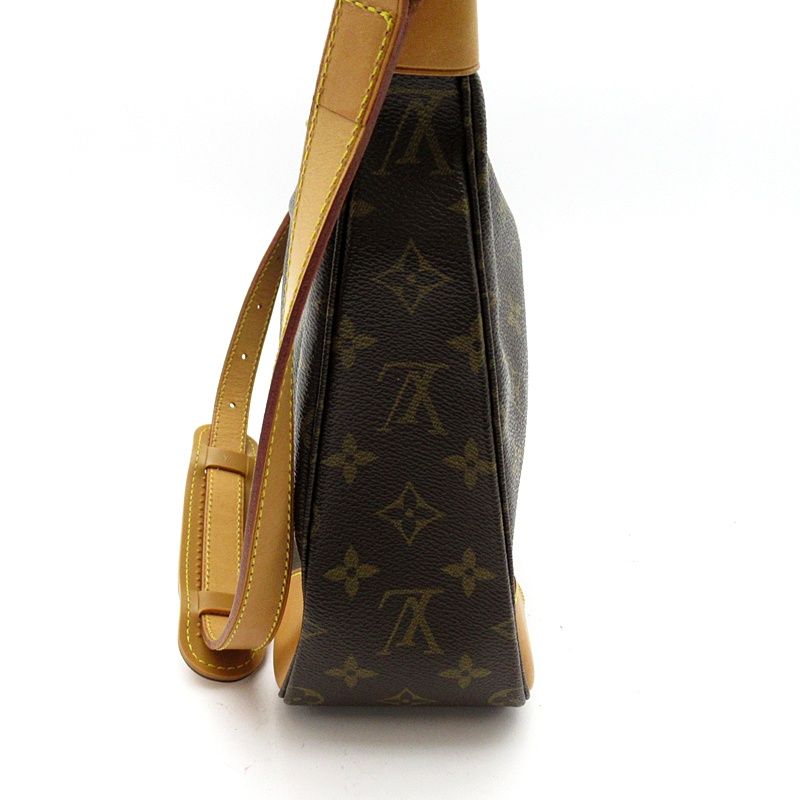 Louis Vuitton Boulogne 30 Monogram Shoulder Bag Brown