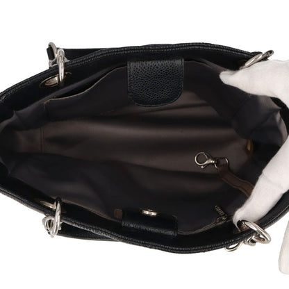 Chanel Petite Shopping Tote PST Caviar Leather Black