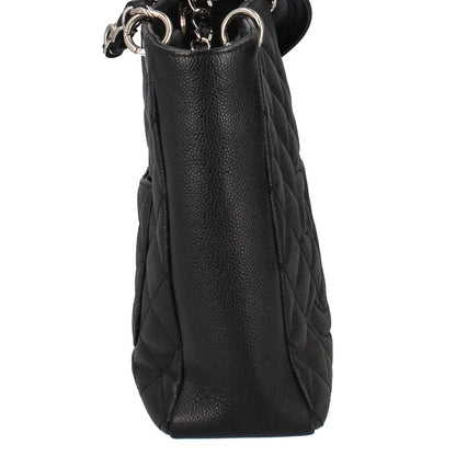 Chanel Petite Shopping Tote PST Caviar Leather Black