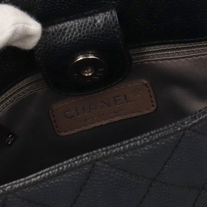 Chanel Petite Shopping Tote PST Caviar Leather Black