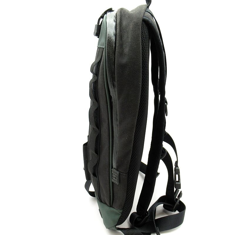 Chanel Sportsline Backpack Nylon Black Green