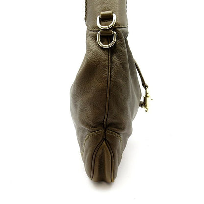 Gucci New Jackie 2-Way Shoulder Bag Leather Brown