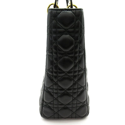 Dior Lady Dior Handbag Lambskin Black