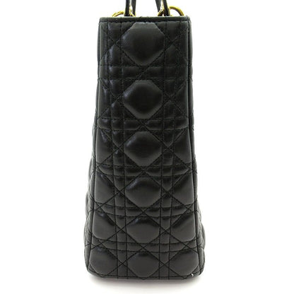 Dior Lady Dior Handbag Lambskin Black