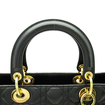 Dior Lady Dior Handbag Lambskin Black
