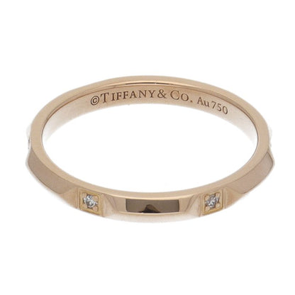 Tiffany & Co True Band Diamond Ring 18k Yellow Gold