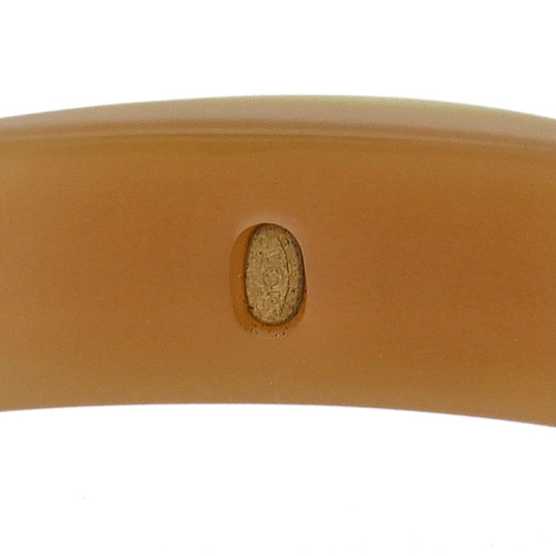 Chanel CC Logo Bangle Plastic Bracelet