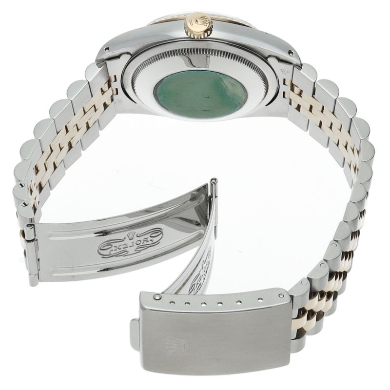 Rolex Datejust Watch Diamond 18k Yellow Gold SS Chien Pankara Polished