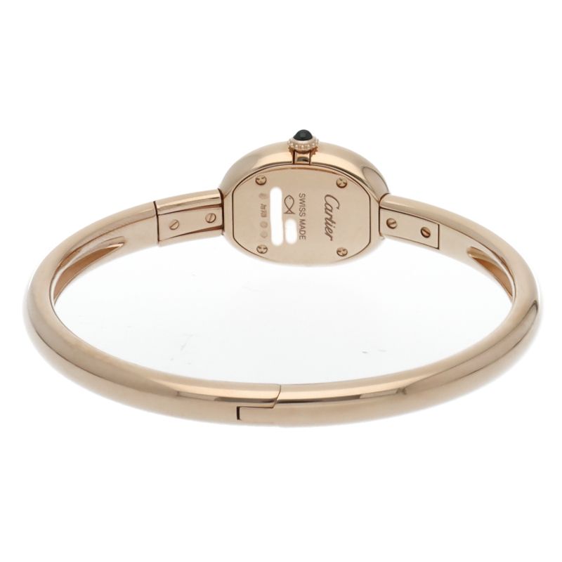 Cartier Venuere Mini Watch 17 Box 18k Pink Gold White