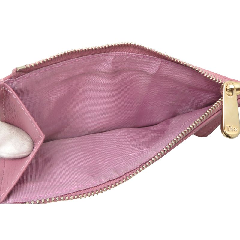 Dior Coin Case Coin Purse Pink
