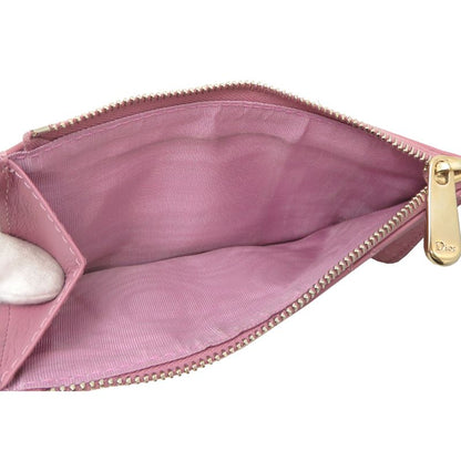 Dior Coin Case Coin Purse Pink