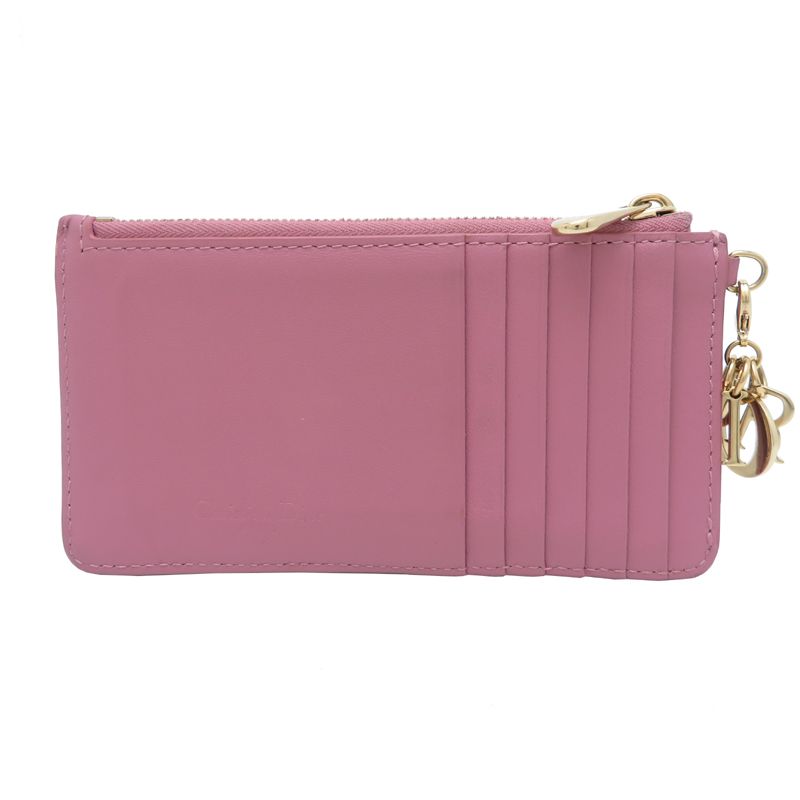 Dior Coin Case Coin Purse Pink