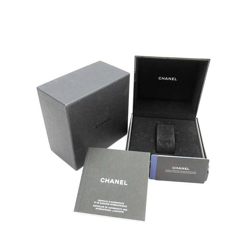 Chanel Watch Diamond Box Ceramic PG White Polished