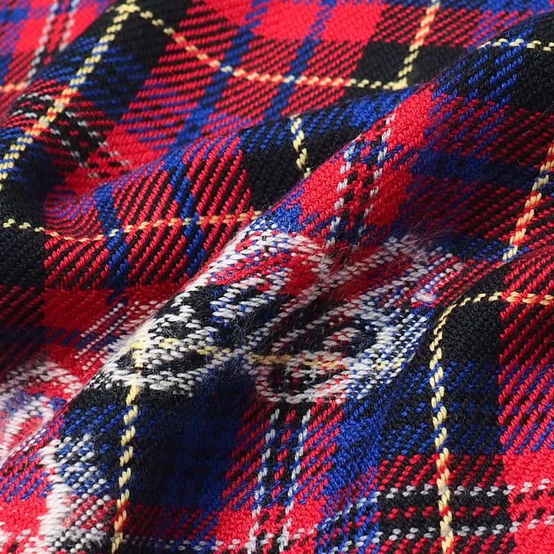 Gucci L'aveugle Par Amour Shawl Check Fringe Scarf