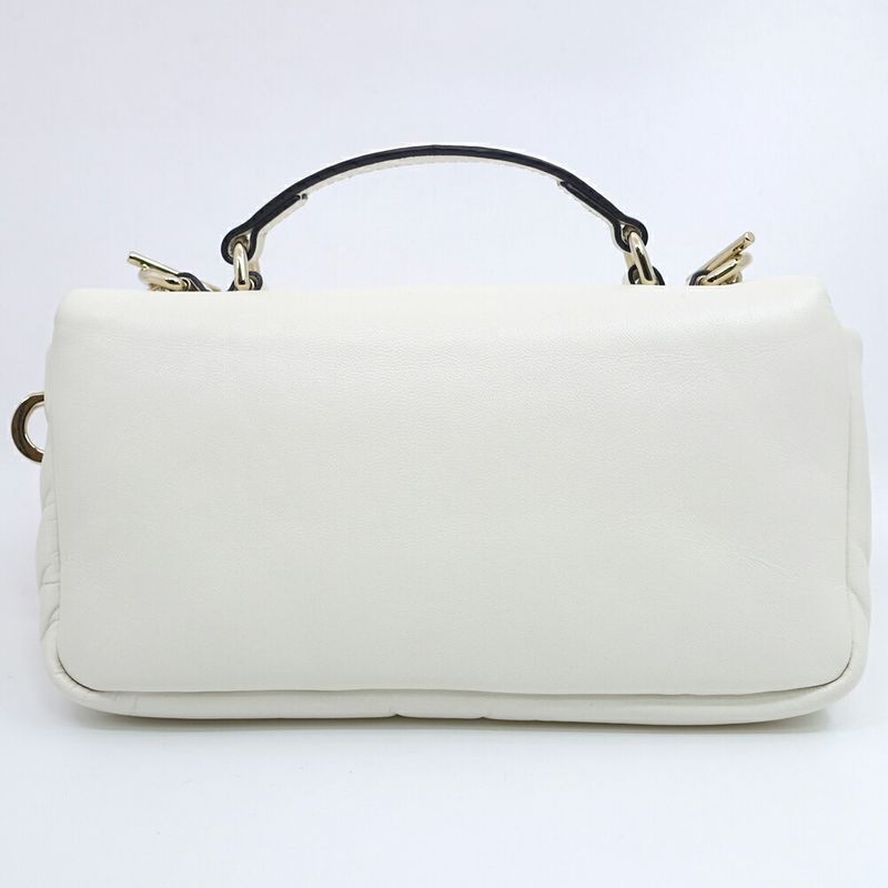 Gucci GG Milano Mini Top Handle Leather WH Shoulder Bag
